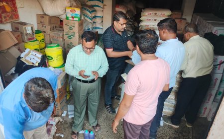 दीपावली पर्व के दृष्टिगत खाद्य सुरक्षा विभाग की छापेमारी जारी