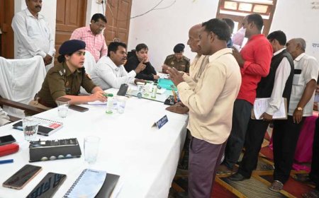 भूमि से संबंधित विवादों का निस्तारण मौके पर जाकर करायें - जिलाधिकारी