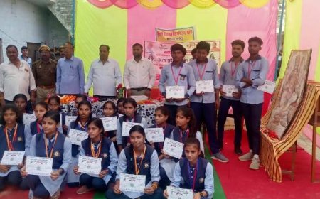 खंड स्तरीय ग्रामीण खेल प्रतियोगिता का किया गया आयोजन