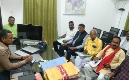 डिप्टी डीईओ ने राजनैतिक दल के पदाधिकारियों एवं निर्वाचन अभिकर्ताओं के साथ की बैठक