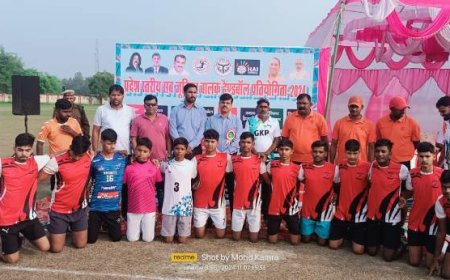 राज्य स्तरीय सब-जूनियर बालक वर्ग हैण्डबाल प्रतियोगिता का आज दूसरे दिन डॉ0 भीमराव अम्बेडकर स्टेडियम में किया गया आयोजन