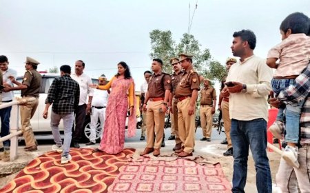 जिलाधिकारी व पुलिस अधीक्षक द्वारा छठ पूजा स्थल/घाट का किया गया निरीक्षण