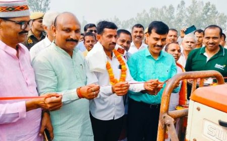 जिलाधिकारी ने बघौली चीनी मिल के पेराई सत्र का किया उद्घाटन