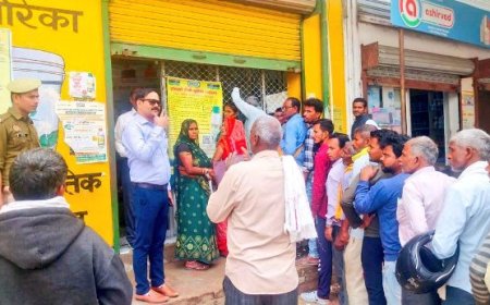 अपर जिलाधिकारी ने किया इफको केंद्र का निरीक्षण