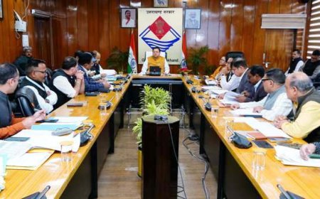 सीएम धामी ने सौंग बांध पेयजल परियोजना शीघ्र शुरू करने के दिये निर्देश