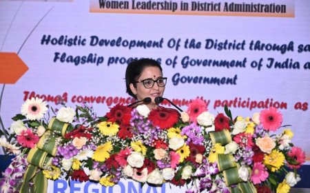 छत्तीसगढ़ की राजधानी रायपुर में आयोजित क्षेत्रीय सम्मेलन को डीएम मोनिका रानी ने किया सम्बोधित