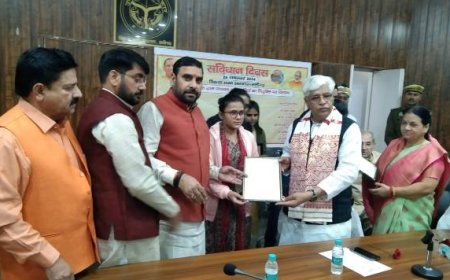 विकास भवन में आयोजित कार्यक्रम में नवनियुक्त 37 ग्राम पंचायत सचिवों को प्रदान किए नियुक्ति पत्र