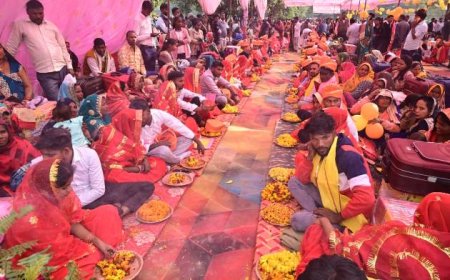 मुख्यमंत्री सामूहिक विवाह योजना के तहत 181 जोड़ों का हुआ सामूहिक विवाह