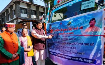 सीएम धामी ने श्रमिकों के आश्रित शिशुओं के लिए प्रदेश में 168 पालना केंद्रों का किया उद्घाटन