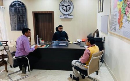 सीडीओ ने आंगनबाड़ी केंद्रों के भवन निर्माण के संबंध में की बैठक