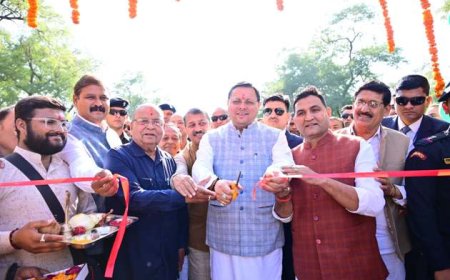 सीएम धामी ने हल्द्वानी में सिटी फॉरेस्ट का किया लोकार्पण