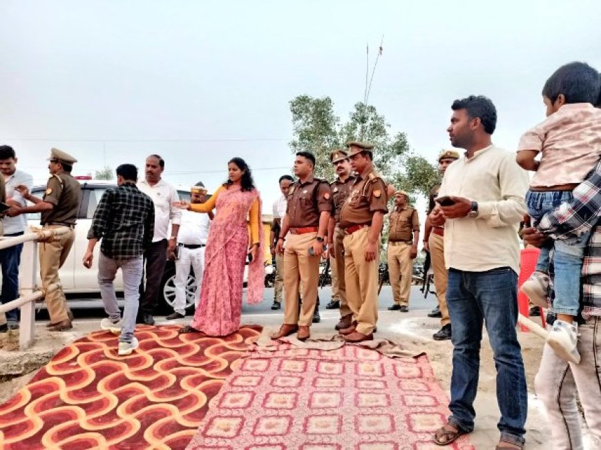 जिलाधिकारी व पुलिस अधीक्षक द्वारा छठ पूजा स्थल/घाट का किया गया निरीक्षण