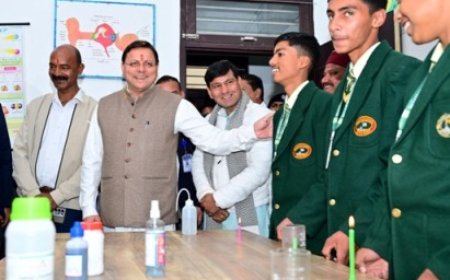 सीएम धामी ने मल्लिकार्जुन स्कूल लोहाघाट का किया लोकार्पण