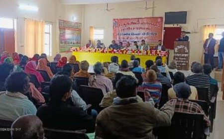 कृषि विज्ञान केन्द्र नानपारा में आयोजित हुई कृषक गोष्ठी व कृषक मेला