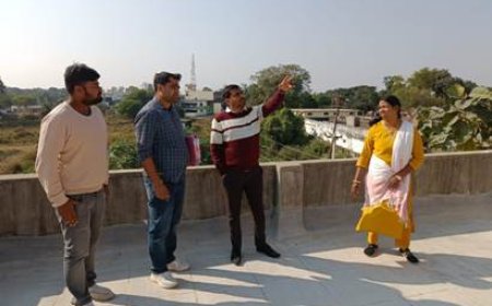 मुख्य विकास अधिकारी ने कस्तूरबा गांधी आवासीय बालिका विद्यालय का किया निरीक्षण