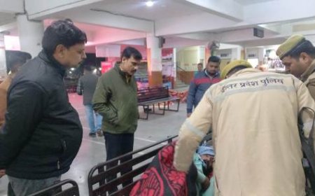 जिलाधिकारी ने किया रैन बसेरों और अलाव का औचक निरीक्षण