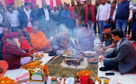 हरपालपुर थाने के भवन का हुआ शिलान्यास