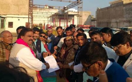 मादक पदार्थ की तस्करी में गिरफ्तार आरोपी की मां ने सदर मंडल अध्यक्ष के लिए किया आवेदन