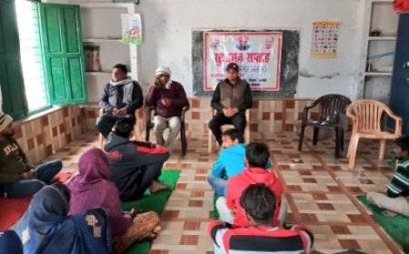 ‘सुशासन सप्ताह-प्रशासन गांव की ओर’ कार्यक्रम के तहत आज जनपद में 70 गांवों में शिविर का किया गया आयोजन