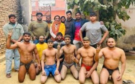 उ0प्र0 खिताबी कुश्ती प्रतियोगिता में भाग लेगें मथुरा के युवा पहलवान