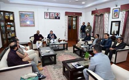 फ्रैंकफर्ट (जर्मनी) के संसद सदस्य राहुल कुमार कंबोज ने सीएम धामी से की मुलाकात