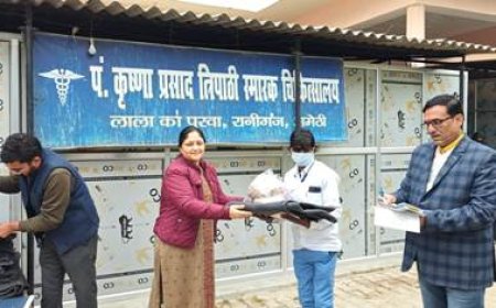 गरीबों की मसीहा डॉ0 प्रज्ञा बाजपेई ने टीबी मरीजों को दिया नया जीवन, वितरित किए पोषण आहार और कंबल