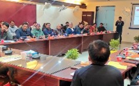 जिलाधिकारी की अध्यक्षता में मीडिया संवेदीकरण कार्यशाला का किया गया आयोजन