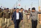 मुख्य सचिव और डीजीपी ने महाकुम्भ की तैयारियों का किया स्थलीय निरीक्षण