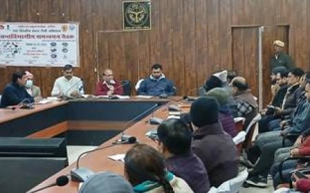 सीडीओ की अध्यक्षता में 100 दिवसीय सघन टीबी अभियान के अन्तर्गत अन्तर्विभागीय समन्वय बैठक सम्पन्न