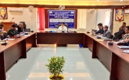 पीएम सूर्य घर मुफ्त बिजली योजना की प्रगति को लेकर डीएम ने की बैठक