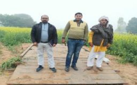 मथुरा में दशकों बाद गन्ना तुलाई को लगाया गया कांटा