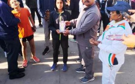 15वें राष्ट्रीय मतदाता दिवस के अवसर पर आयोजित हुई मतदाता जागरूकता दौड़