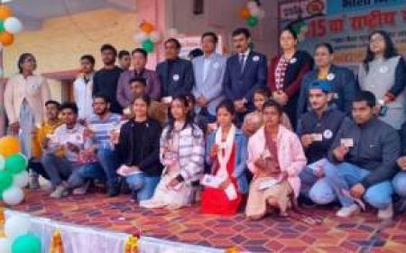 राष्ट्रीय मतदाता दिवस का उद्देश्य मतदाओं को जागरूक करना - मंगला प्रसाद सिंह