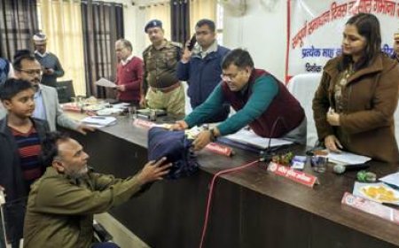 जिलाधिकारी की अध्यक्षता में गभाना में सम्पूर्ण समाधान दिवस का हुआ आयोजन