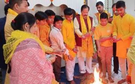 ज्ञान एवं संगीत की देवी माँ सरस्वती का प्राकट्योत्सव धूमधाम के साथ मनाया गया