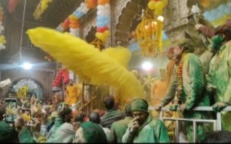 बसंत पंचमी से ब्रज में शुरू हुआ होली का आगाज