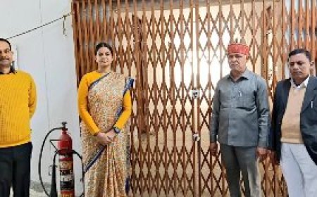 ईवीएम/वीवीपैट वेयरहाउस की सुरक्षा व्यवस्था का जिला निर्वाचन अधिकारी ने किया निरीक्षण