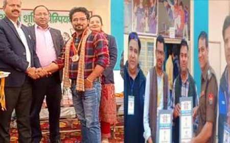 शूटिंग मुकाबले में पत्रकारों ने जीते गोल्ड और सिल्वर मेडल