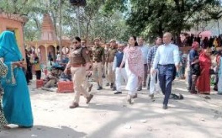 डीएम व एसपी ने श्री दण्डेश्वर नाथ धाम मंदिर कोछित व श्री प्राचीन सोमनाथ शिव मंदिर पिण्डारा का किया निरीक्षण