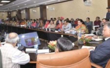 मुख्य सचिव ने ‘ऊर्जा, विकास की बात: महिला प्रधान के साथ’ विषयक आयोजित राज्य स्तरीय कार्यशाला का किया उद्घाटन