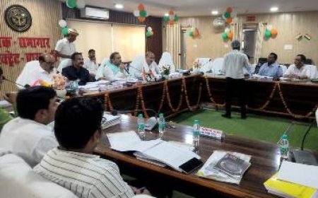 सभापति अविनाश सिंह की अध्यक्षता आयोजित हुई दैवीय आपदा प्रबंधन जांच समिति की बैठक