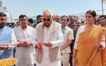 राज्य मंत्री मयंकेश्वर शरण सिंह ने विकास उत्सव/मेले का किया शुभारम्भ