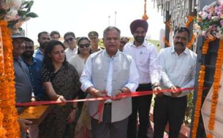 इकाना क्रिकेट स्टेडियम के पास हार्माेनी पार्क का मुख्य सचिव ने किया उद्घाटन