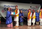 स्टडी हॉल स्कूल में धूमधाम से मनाया गया दीक्षांत समारोह