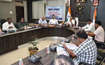 16 से 22 जुलाई तक चल रहे भूजल सप्ताह के अंतर्गत आयोजित होने वाले कार्यक्रमो की जिलाधिकारी ने की समीक्षा