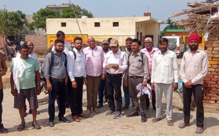 जिला अर्थ एवं संख्या अधिकारी ने पीएलएफएस सर्वेक्षण का किया स्थलीय निरीक्षण