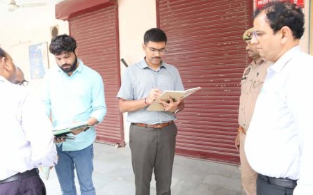 जिला निर्वाचन अधिकारी ने सील्ड गोदाम का किया निरीक्षण