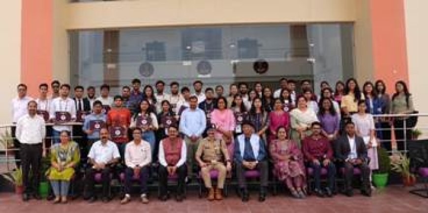 यूपीएसआईएफएस में समर इंटर्नशिप संपन्न