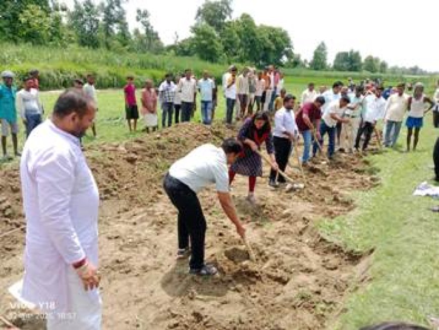ऐतिहासिक एवं पौराणिक महत्व रखने वाली टेढ़ी नदी के पुनरूद्धार कार्यक्रम का हुआ श्रीगणेश
