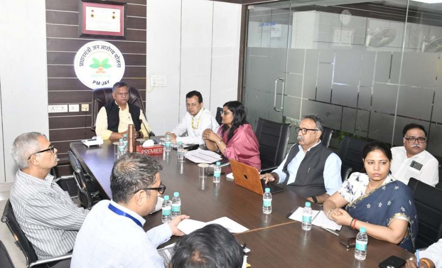 मुख्य सचिव की अध्यक्षता में स्वास्थ्य योजनाओं की समीक्षा बैठक सम्पन्न